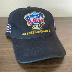 Hawaii Warriors NCAA FOOTBALL 2008 SUGAR BOWL Adjustable Strap Cap Hat!